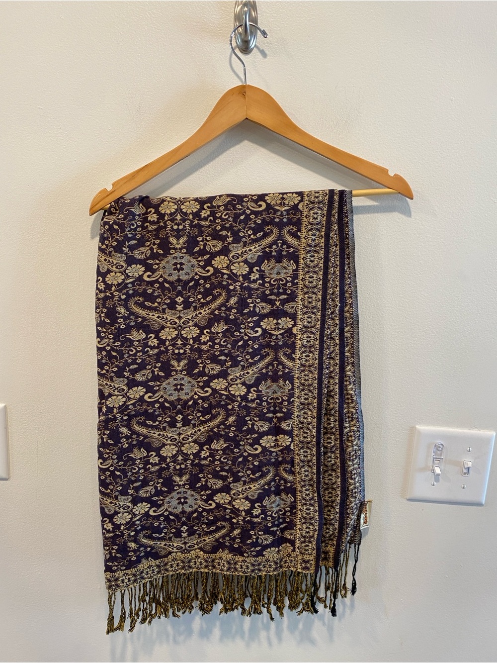 Disney animal kingdom Anandapur yak & yeti cashmere silk scarf